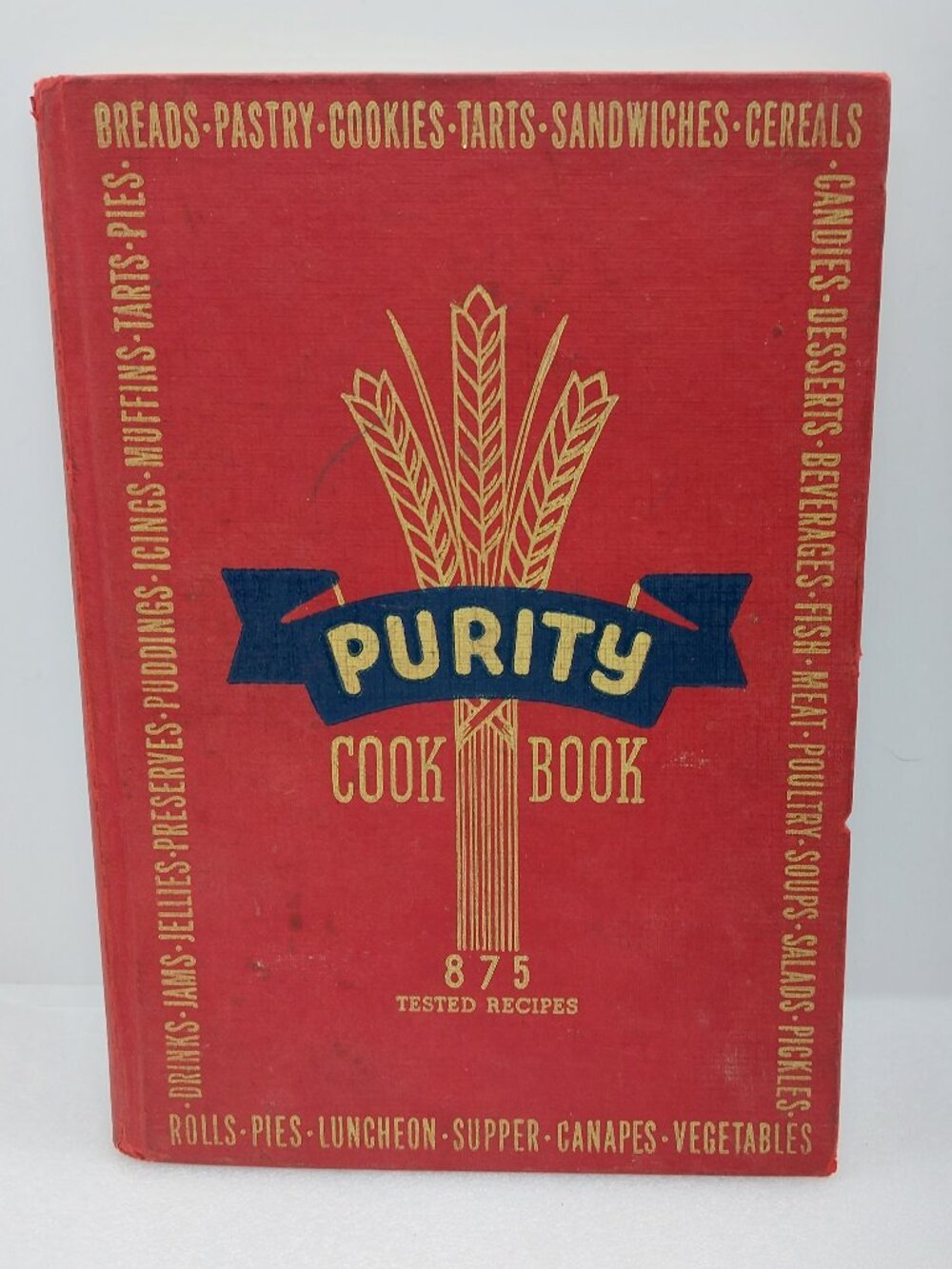Vintage 1945 Purity Hardcover Cookbook Purity Flour Mills